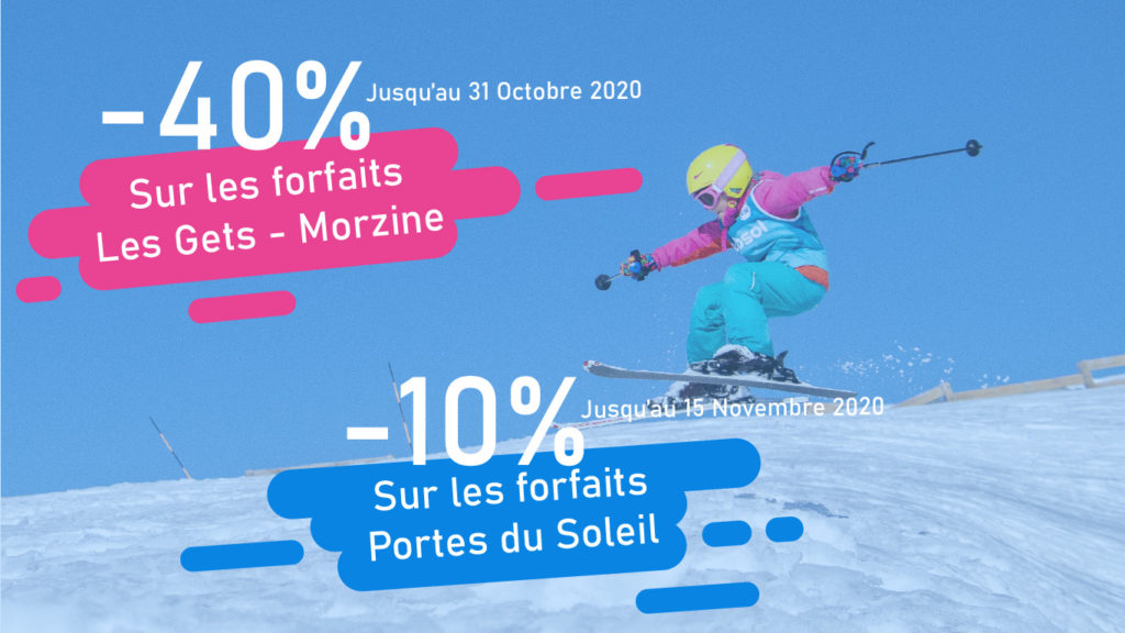 Remises exceptionnelles sur les forfaits Les Gets – Morzine / PDS